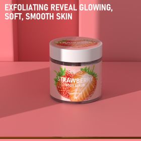 Safera Strawberry Body Scrub Exfoliates, Moisturizes, Nourishes And Cleanses The Skin