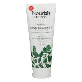 Nourish Organic Moisturizing Face Cleanser - Watercress & Cucumber 6 fl oz Cream