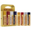Best Of Burts Moisturizing Lip Balm Set by Burts Bees for Unisex - 4 Pc 0.15oz Lip Balm Beeswax, 0.15oz Lip Balm Strawberry