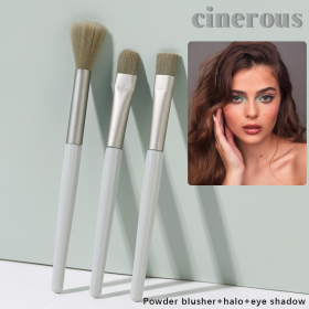 Makeup Brush Three Piece Set (Option: Color02)