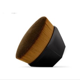 Foundation Brush BB Cream Makeup Brushes Loose Powder Brush Flat Kit (Option: Matte Black)