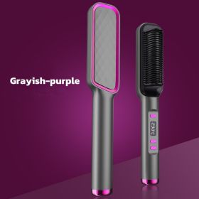 Negative Ion Straightener Comb (Color: Grey)