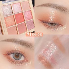 20  Pallet Pearly Matte  Shiny Make-Up Cosmetics (Color: 9Colors 03)