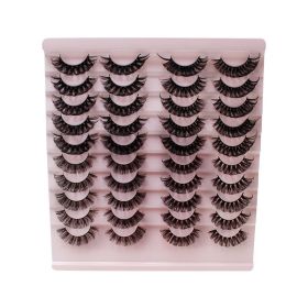 20 Pairs of False Eyelashes 3Dl Thick Natural Curl (Series: 1)