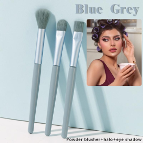 Makeup Brush Three Piece Set (Option: Color04)